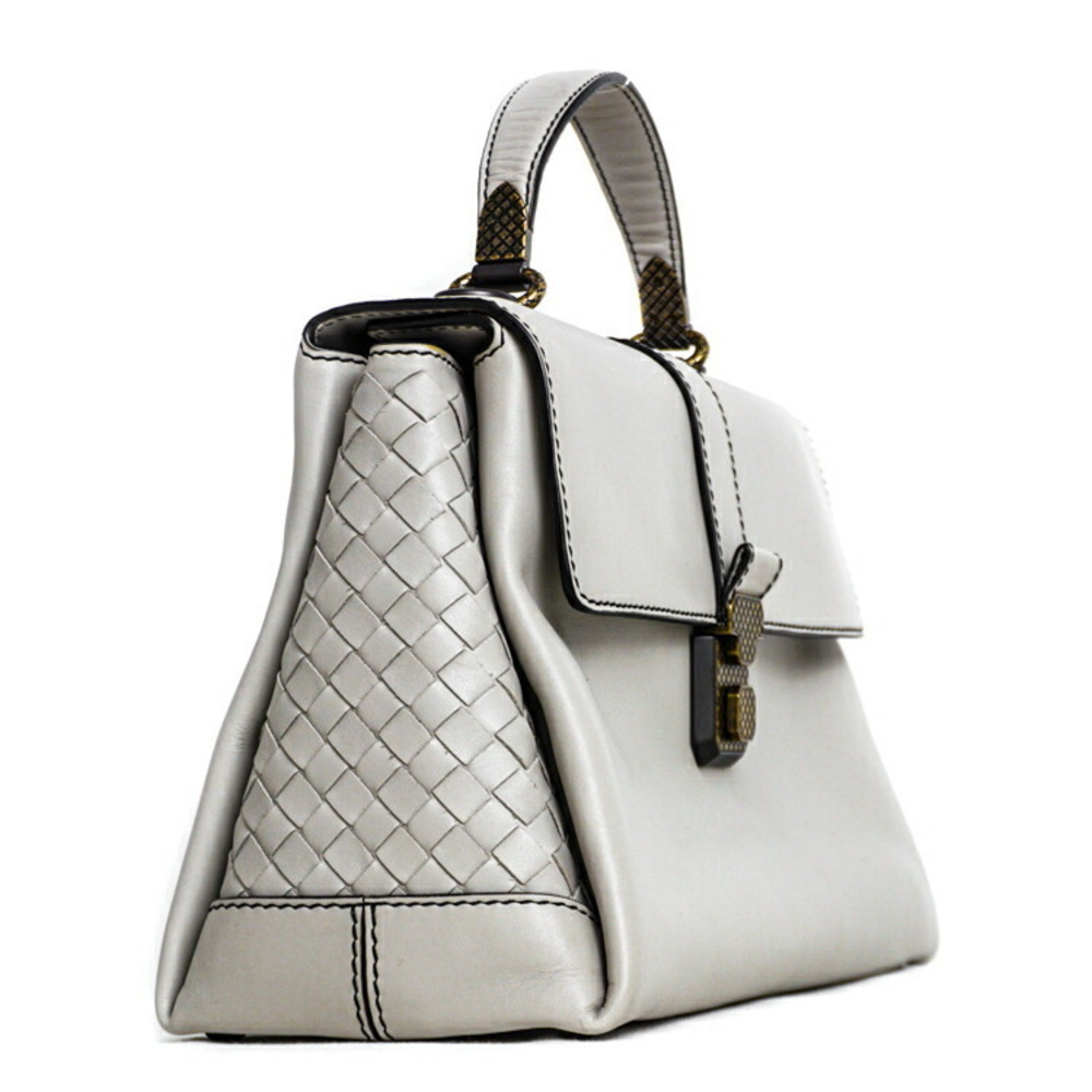 Bottega Veneta Piazza Handbag Medium Gray